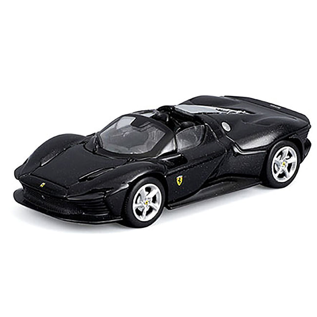 Ferrari Daytona SP3 Black "Speed Icons" Series 1/64 Diecast Model Car by Maisto-Maisto-ModelCars.com