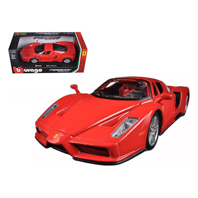 Ferrari Enzo Red 1/24 Diecast Model Car by Bburago-Bburago-ModelCars.com