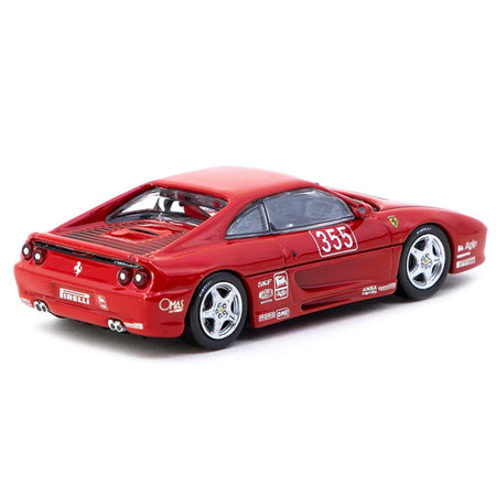 Ferrari F355 Challenge #355 "Presentation" Red "Hobby64" Series 1/64 Diecast Model by Tarmac Works-Tarmac Works-ModelCars.com