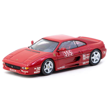 Ferrari F355 Challenge #355 "Presentation" Red "Hobby64" Series 1/64 Diecast Model by Tarmac Works-Tarmac Works-ModelCars.com