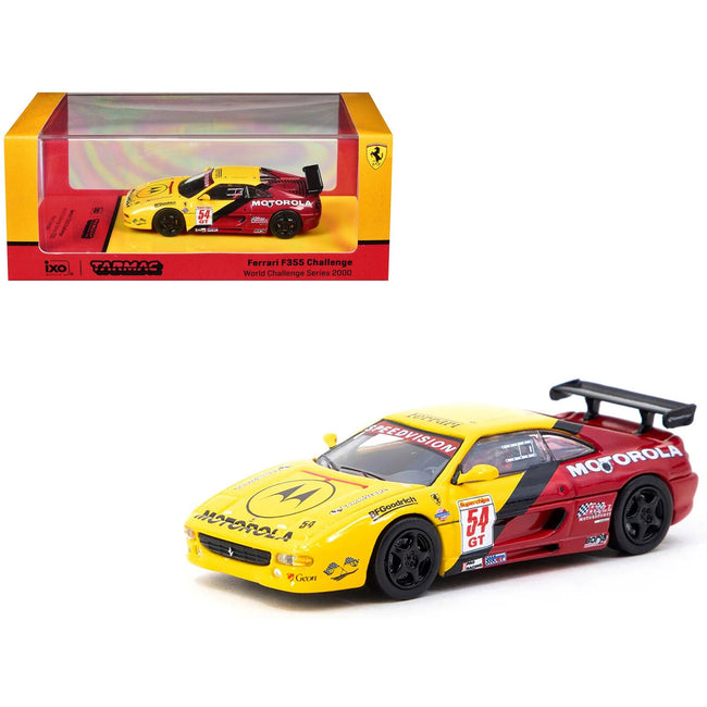 Ferrari F355 Challenge #54 Matt Drendel "World Challenge Series" (2000) "Hobby64" Series 1/64 Diecast Model Car by Tarmac Works-Tarmac Works-ModelCars.com