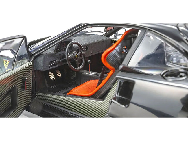 Ferrari F40 Black 1/18 Diecast Model Car by Kyosho-Kyosho-ModelCars.com