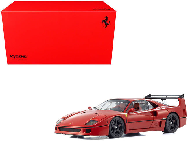 Ferrari F40 Light Weight LM Wing Red 1/18 Diecast Model Car by Kyosho-Kyosho-ModelCars.com