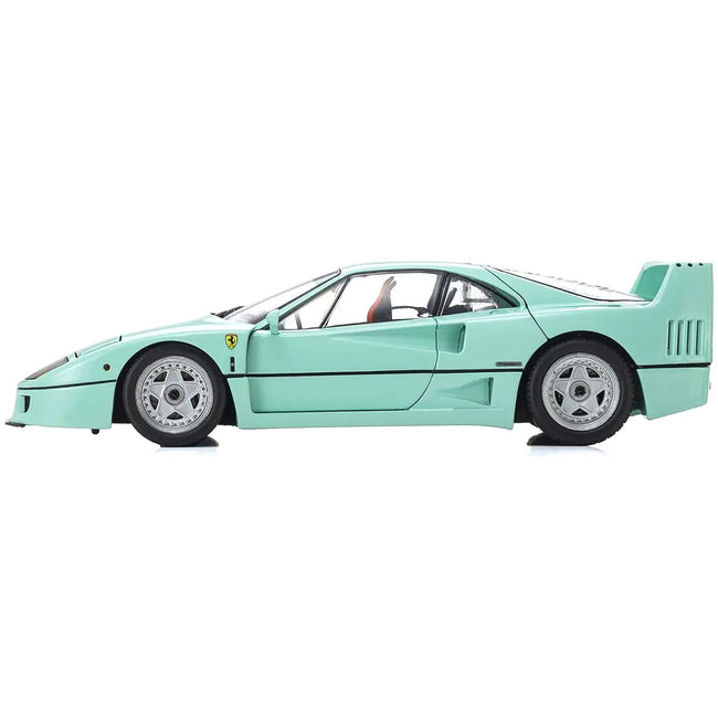 Ferrari F40 Mint Green 1/18 Diecast Model Car by Kyosho-Kyosho-ModelCars.com