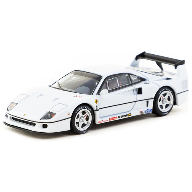 Ferrari F40 White "Road64" Series 1/64 Diecast Model Car by Tarmac Works - Tarmac Works - ModelCars.com