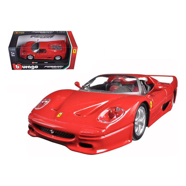 Ferrari F50 Red 1/24 Diecast Model Car by Bburago-Bburago-ModelCars.com