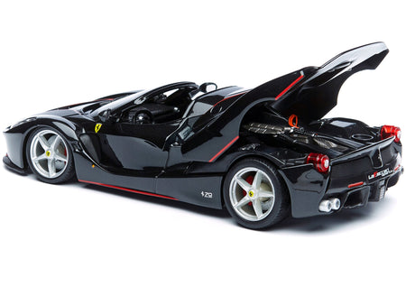 Ferrari LaFerrari F70 Aperta Black 1/24 Diecast Model Car by Bburago-Bburago-ModelCars.com