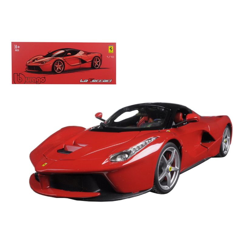 Ferrari LaFerrari F70 Red with Black Top "Signature Series" 1/18 Diecast Model Car by Bburago-Bburago-ModelCars.com