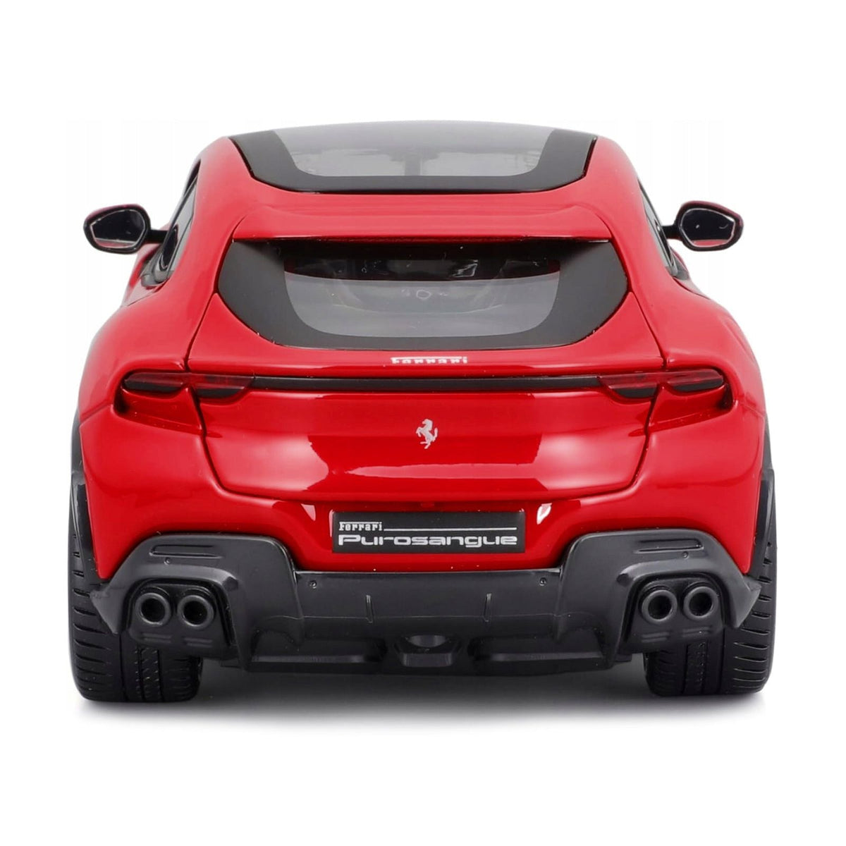 Ferrari Purosangue Red with Sunroof "Race + Play" Series 1/24 Diecast Model Car by Bburago-Bburago-ModelCars.com