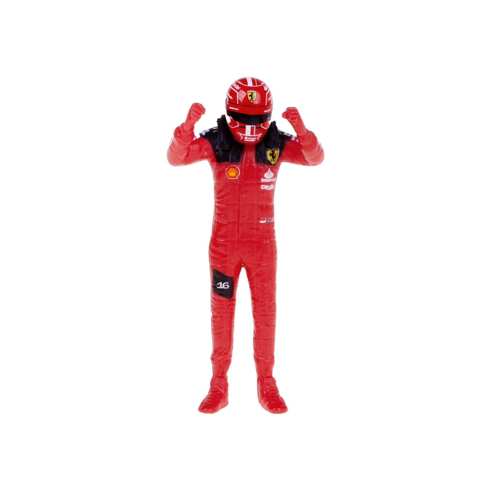 Ferrari SF - 23 16 Charles Leclerc "Formula One F1 World Championship" (2023) with Driver Figure 1/24 Diecast Model Car by Bburago - Bburago - ModelCars.com