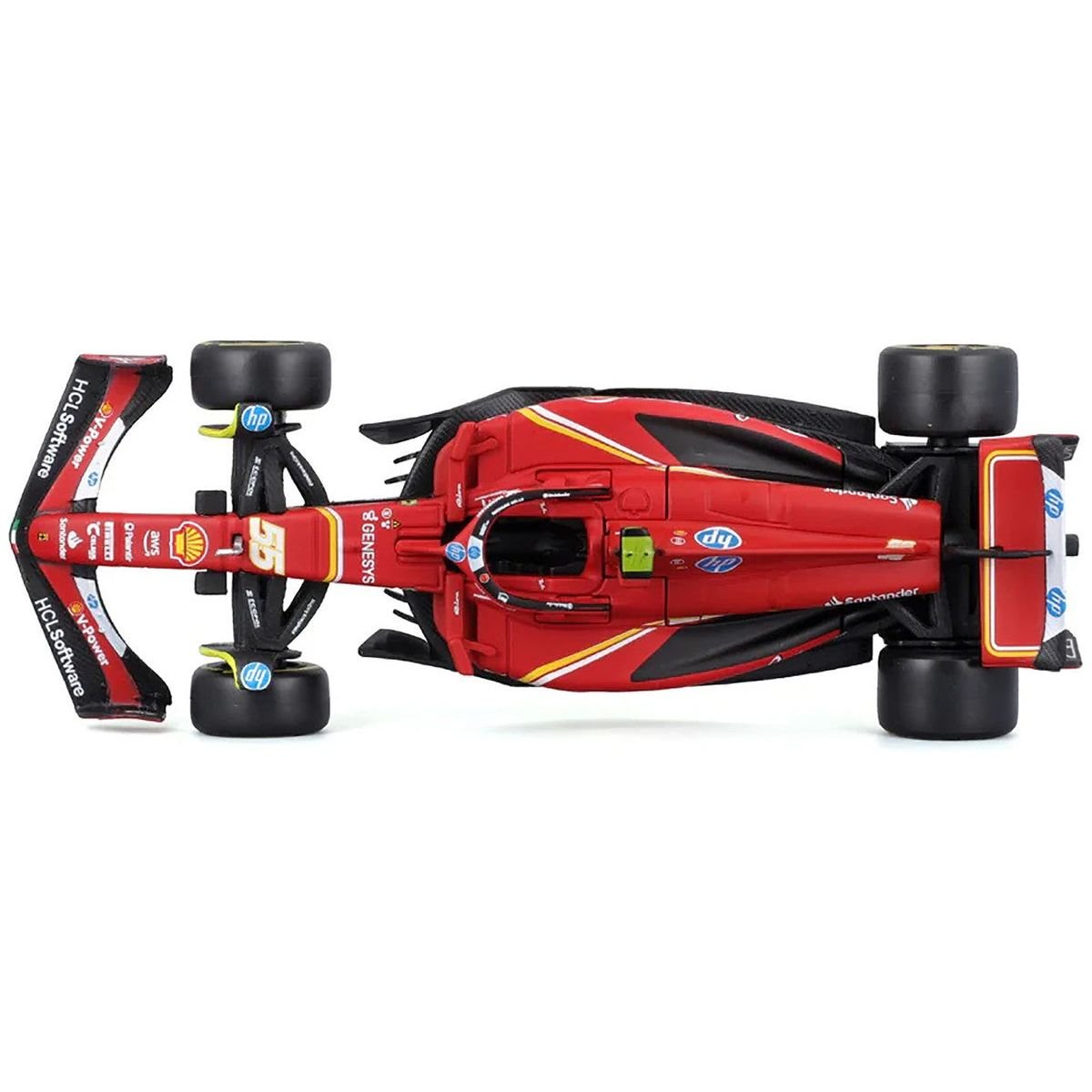 Ferrari SF - 24 55 Carlos Sainz "Formula One F1 World Championship" (2024) "Formula Racing" Series 1/43 Diecast Model Car by Bburago - Bburago - ModelCars.com
