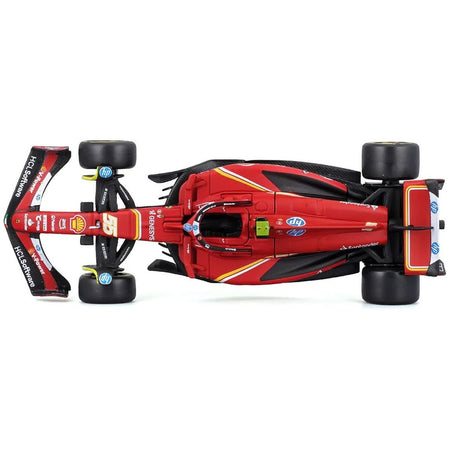 Ferrari SF - 24 55 Carlos Sainz "Formula One F1 World Championship" (2024) "Formula Racing" Series 1/43 Diecast Model Car by Bburago - Bburago - ModelCars.com