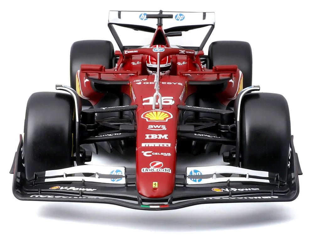 Ferrari SF-25 16 Charles Leclerc Formula One F1 World Championship (2025) "Formula Racing" Series 1/18 Diecast Model Car by Bburago-Bburago-ModelCars.com