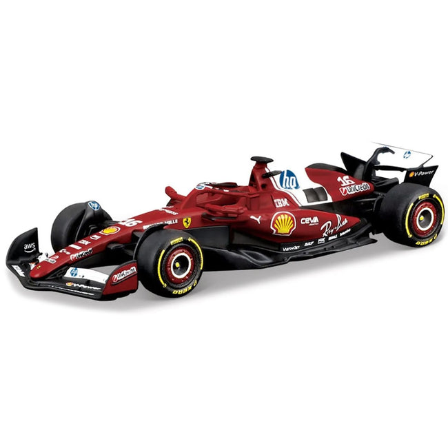 Ferrari SF-25 #16 Charles Leclerc Formula One F1 World Championship (2025) "Formula Racing" Series 1/64 Diecast Model Car by Bburago-Bburago-ModelCars.com