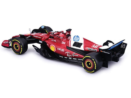 Ferrari SF-25 16 Charles Leclerc Formula One F1 "World Championship" (2025) with Display Case 1/43 Diecast Model Car by Bburago-Bburago-ModelCars.com
