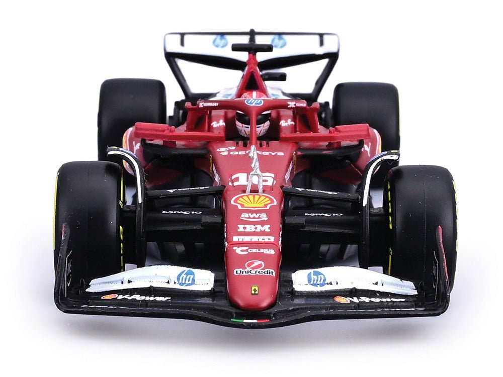 Ferrari SF-25 16 Charles Leclerc Formula One F1 "World Championship" (2025) with Display Case 1/43 Diecast Model Car by Bburago-Bburago-ModelCars.com