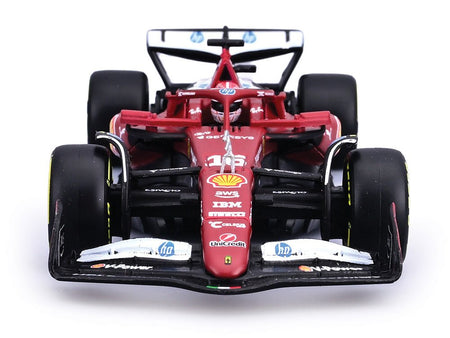 Ferrari SF-25 16 Charles Leclerc Formula One F1 "World Championship" (2025) with Display Case 1/43 Diecast Model Car by Bburago-Bburago-ModelCars.com