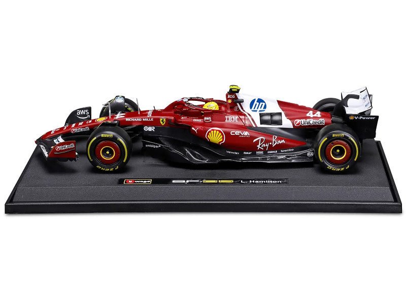 Ferrari SF-25 44 Lewis Hamilton Formula One F1 World Championship (2025) "Formula Racing" Series 1/18 Diecast Model Car by Bburago-Bburago-ModelCars.com