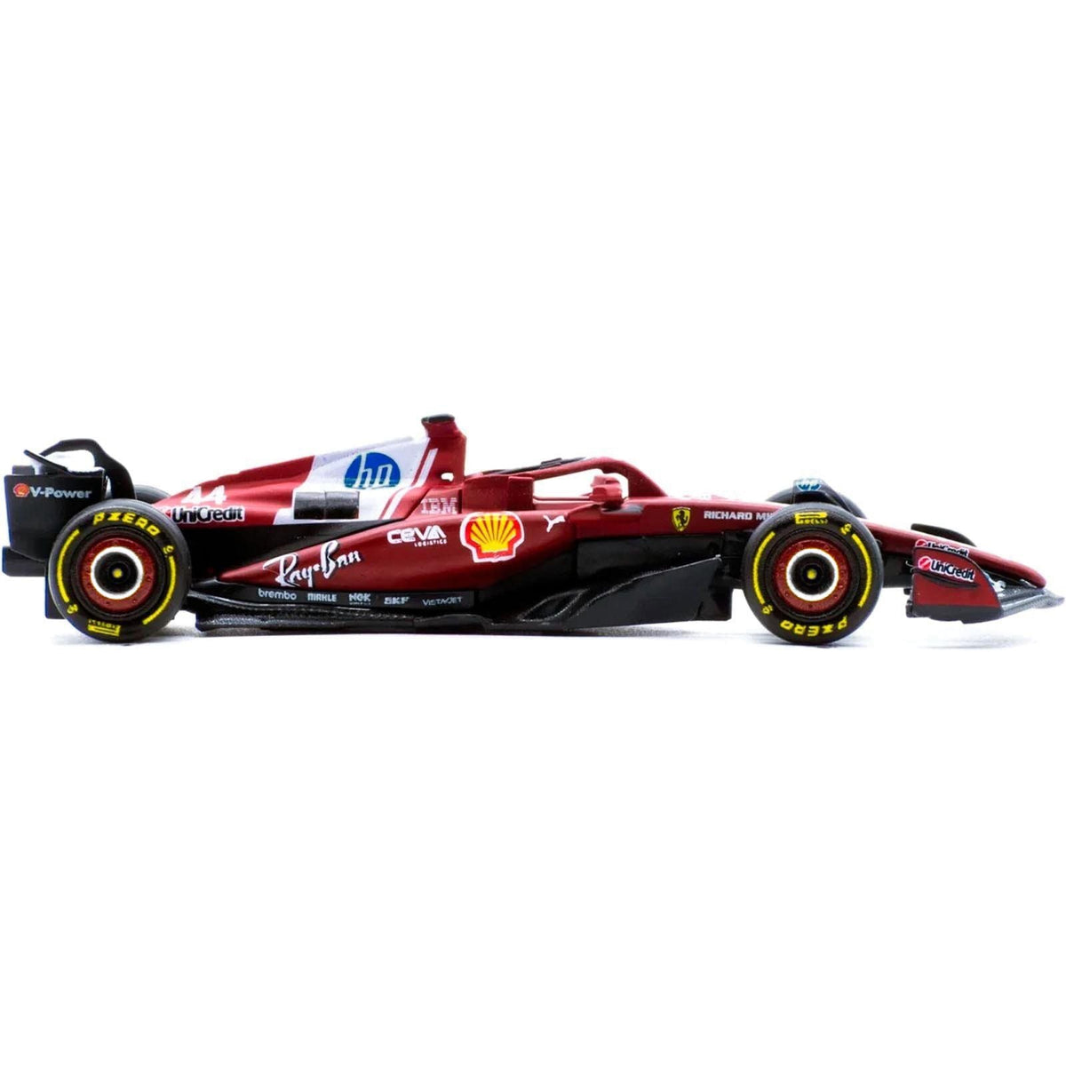 Ferrari SF-25 #44 Lewis Hamilton Formula One F1 World Championship (2025) "Formula Racing" Series 1/64 Diecast Model Car by Bburago-Bburago-ModelCars.com