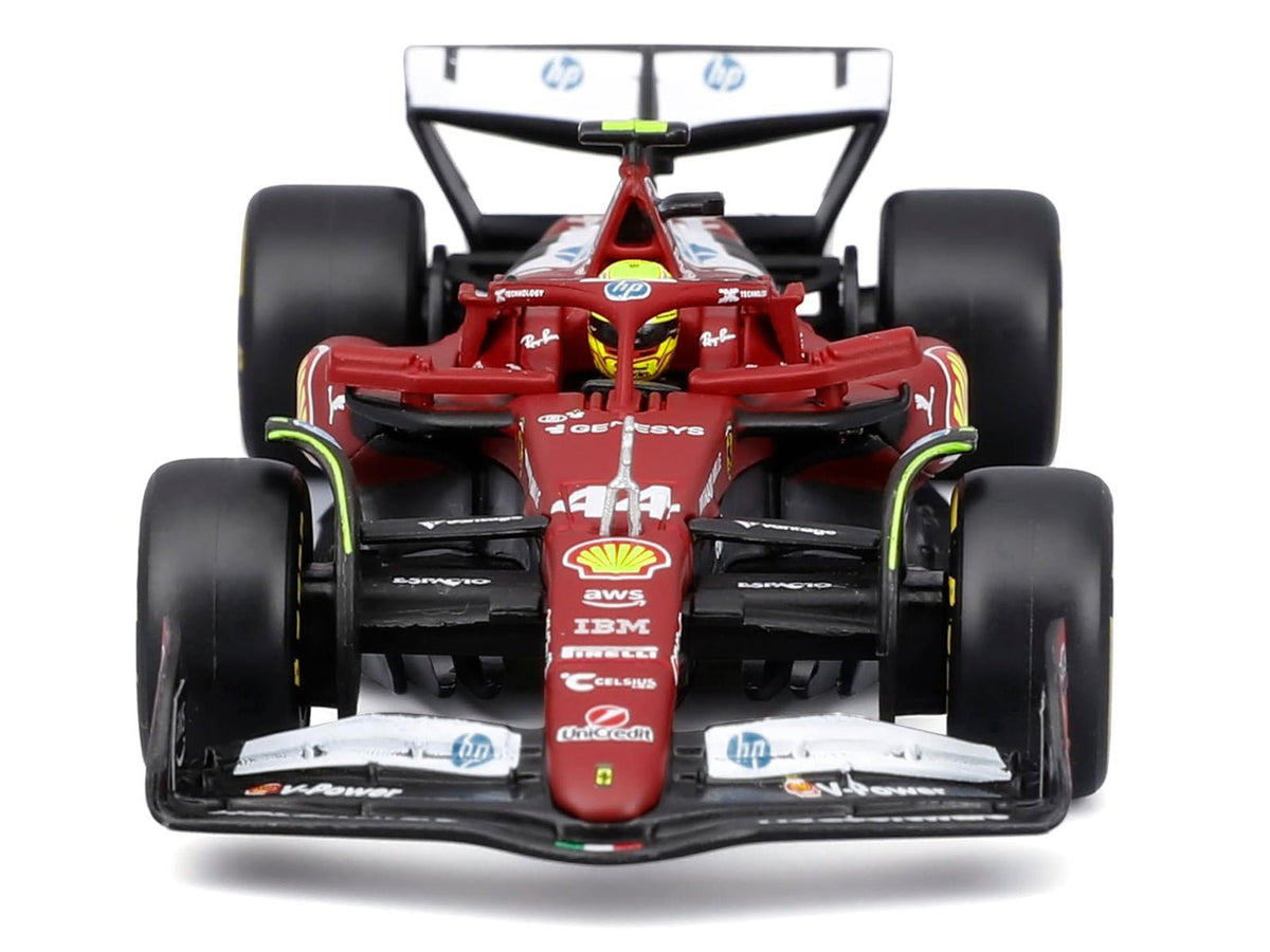 Ferrari SF-25 44 Lewis Hamilton Formula One F1 "World Championship" (2025) with Display Case 1/43 Diecast Model Car by Bburago-Bburago-ModelCars.com
