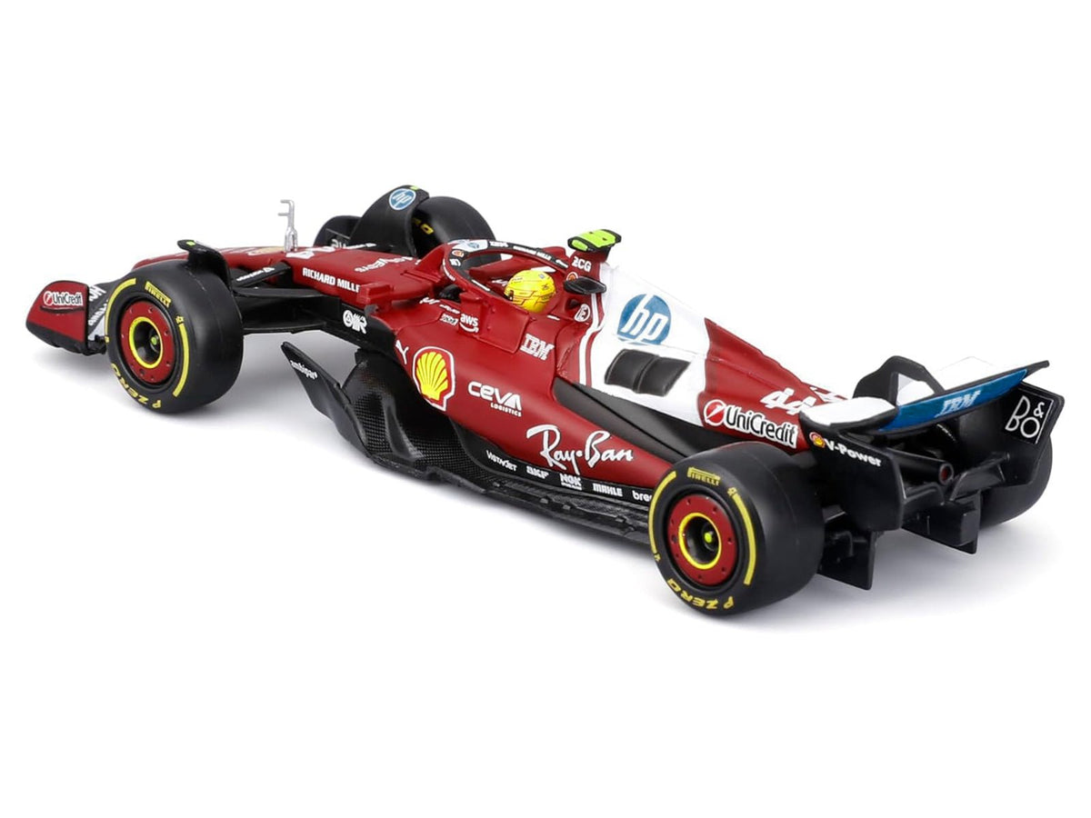 Ferrari SF-25 44 Lewis Hamilton Formula One F1 "World Championship" (2025) with Display Case 1/43 Diecast Model Car by Bburago-Bburago-ModelCars.com