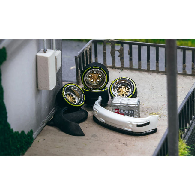 "Fifteen52 Outlaw 001" Wheels and Parts Designed for RWB Models for 1/64 Model Cars by Tarmac Works - Tarmac Works - ModelCars.com