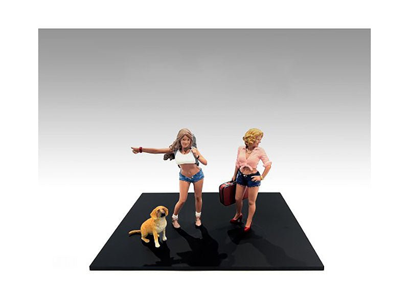"Figure24 Series 1" 9 piece Figure Set for 1/24 Scale Models by American Diorama-American Diorama-ModelCars.com