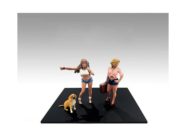 "Figure24 Series 1" 9 piece Figure Set for 1/24 Scale Models by American Diorama-American Diorama-ModelCars.com