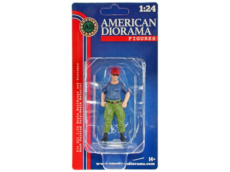 "Firefighters" Off Duty Figure for 1/24 Scale Models by American Diorama-American Diorama-ModelCars.com