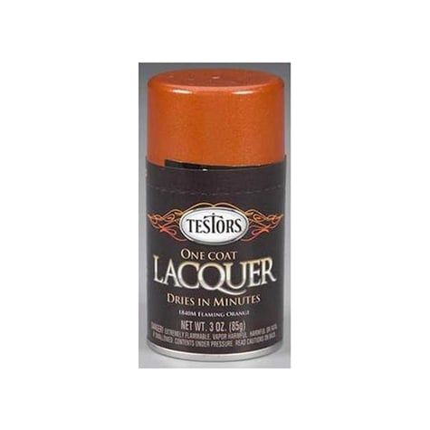 FLAMING ORANGE LACQUER - Testors - ModelCars.com