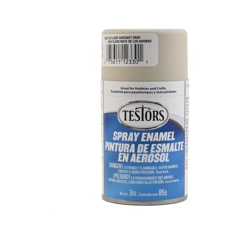 FLAT LIGHT AIRCRAFT GRAY - Testors - ModelCars.com