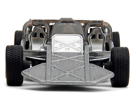 Flip Car Raw Metal "Fast & Furious 6" (2013) Movie "25 Years of Fast & Furious" Series 1/32 Diecast Model Car by Jada-Jada-ModelCars.com