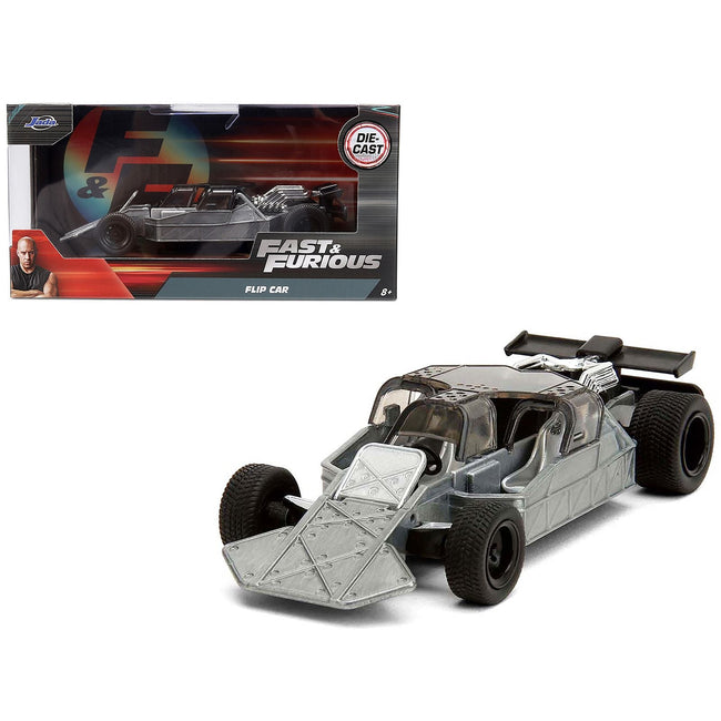 Flip Car Raw Metal "Fast & Furious 6" (2013) Movie "Fast & Furious" Series 1/32 Diecast Model Car by Jada-Jada-ModelCars.com