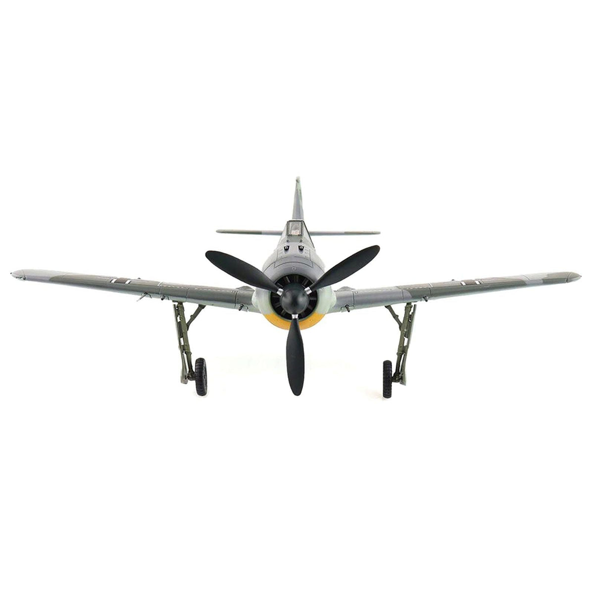 Focke-Wulf FW 190A-3 Fighter Aircraft "III/JG 2 Commander Hptm. Hans Hahn WWII" German Luftwaffe "Air Power Series" 1/48 Diecast Model by Hobby Master-Hobby Master-ModelCars.com