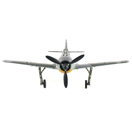 Focke-Wulf FW 190A-3 Fighter Aircraft "III/JG 2 Commander Hptm. Hans Hahn WWII" German Luftwaffe "Air Power Series" 1/48 Diecast Model by Hobby Master-Hobby Master-ModelCars.com