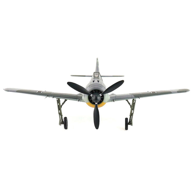 Focke-Wulf FW 190A-3 Fighter Aircraft "III/JG 2 Commander Hptm. Hans Hahn WWII" German Luftwaffe "Air Power Series" 1/48 Diecast Model by Hobby Master-Hobby Master-ModelCars.com