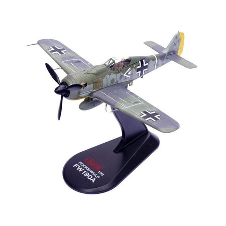 Focke - Wulf Fw 190A Aircraft "108 - Victory Ace Hauptmann Hans 'Assi' Hahn Gruppenkommandeur III./JG 2 Richthofen France" (1942) German Luftwaffe 1/72 Diecast Model Airplane by Legion - Legion - ModelCars.com