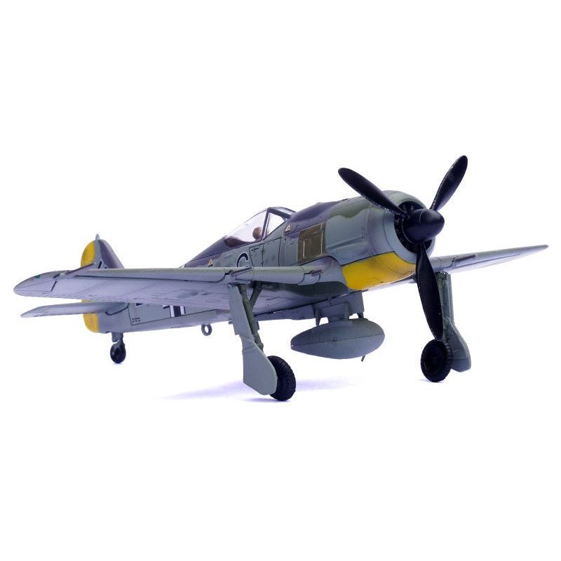 Focke - Wulf Fw 190A Aircraft "14 - Victory Ace Hauptmann Wilhelm Gath Stab/JG 26 Schlageter France" (1942) German Luftwaffe 1/72 Diecast Model Airplane by Legion - Legion - ModelCars.com