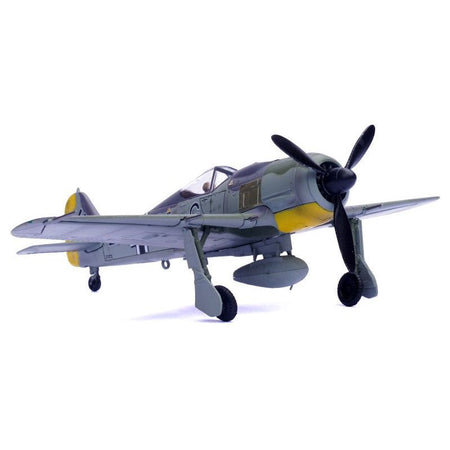 Focke - Wulf Fw 190A Aircraft "14 - Victory Ace Hauptmann Wilhelm Gath Stab/JG 26 Schlageter France" (1942) German Luftwaffe 1/72 Diecast Model Airplane by Legion - Legion - ModelCars.com