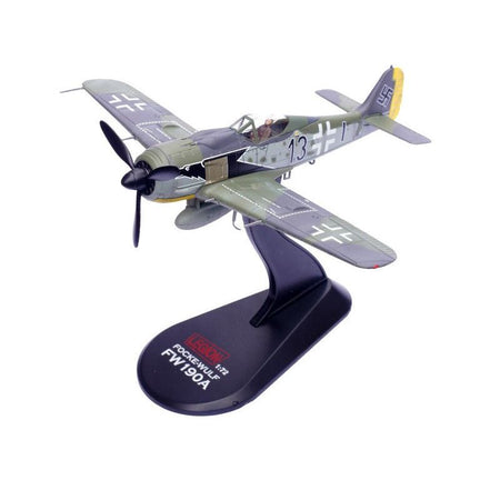 Focke - Wulf Fw 190A Aircraft "Black 13 8./JG 2 Richthofen France" (1943) German Luftwaffe 1/72 Diecast Model Airplane by Legion - Legion - ModelCars.com