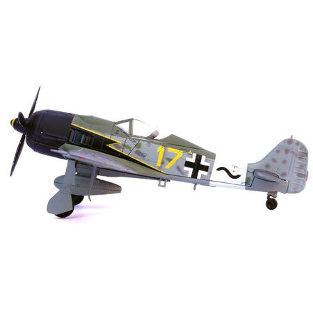 Focke - Wulf Fw 190A Aircraft "Yellow 17 24 - Victory Ace Willi Unger 12./JG 3 Udet Germany" (1944) German Luftwaffe 1/72 Diecast Model Airplane by Legion - Legion - ModelCars.com