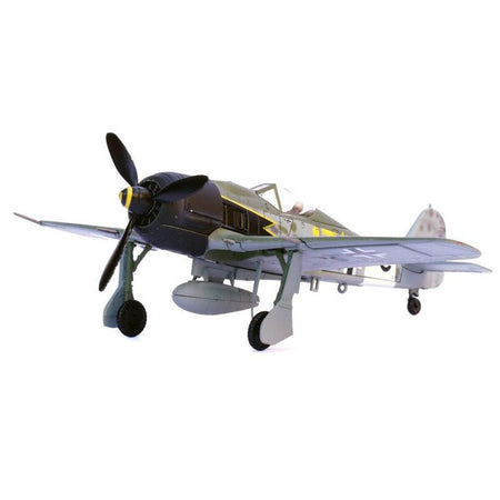 Focke - Wulf Fw 190A Aircraft "Yellow 17 24 - Victory Ace Willi Unger 12./JG 3 Udet Germany" (1944) German Luftwaffe 1/72 Diecast Model Airplane by Legion - Legion - ModelCars.com