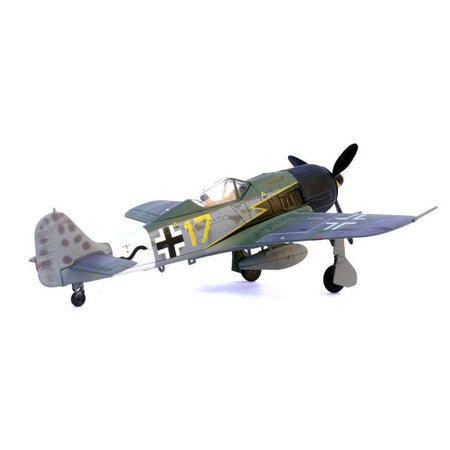 Focke - Wulf Fw 190A Aircraft "Yellow 17 24 - Victory Ace Willi Unger 12./JG 3 Udet Germany" (1944) German Luftwaffe 1/72 Diecast Model Airplane by Legion - Legion - ModelCars.com
