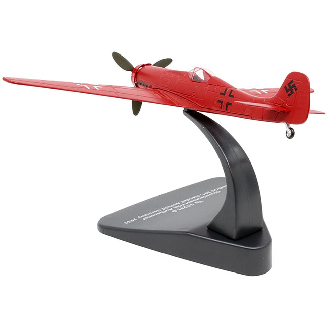 Focke - Wulf Ta 152H - 0 War Plane Oberstleutnant Fritz Aufhammer Stab/JG 301 Stendall Airfield Germany (1945) "Oxford Aviation" Series 1/72 Diecast Model Airplane by Oxford Diecast - Oxford Diecast - ModelCars.com