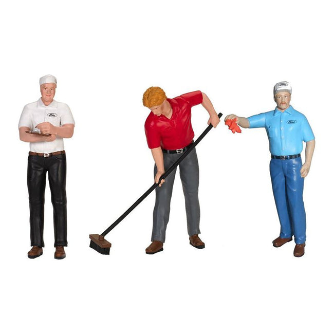 Ford Cervice Center (1965) 3 Piece Figure Set 1/18 by Motorhead Miniatures - Motorhead Miniatures - ModelCars.com