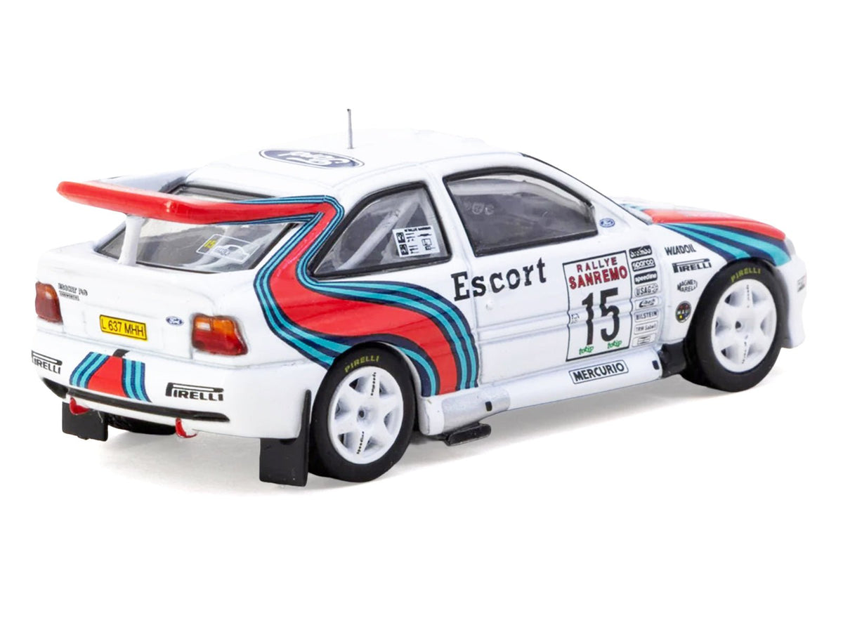 Ford Escort RS Cosworth WRC 15 Malcolm Wilson - Bryan Thomas "Rallye Sanremo" (1994) "Hobby64" Series 1/64 Diecast Model Car by Tarmac Works-Tarmac Works-ModelCars.com
