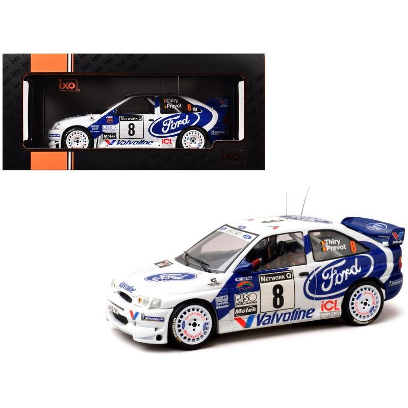 Ford Escort WRC #8 Bruno Thiry - Stephane Prevot 3rd Place "RAC Rally" (1998) 1/18 Diecast Model Car by IXO Models-IXO-ModelCars.com