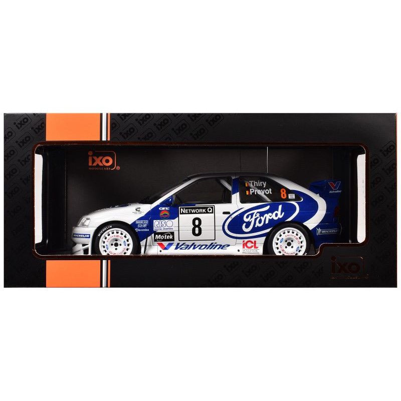 Ford Escort WRC #8 Bruno Thiry - Stephane Prevot 3rd Place "RAC Rally" (1998) 1/18 Diecast Model Car by IXO Models-IXO-ModelCars.com