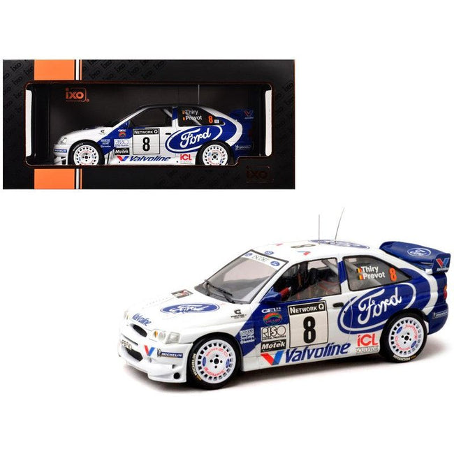 Ford Escort WRC 8 Bruno Thiry - Stephane Prevot 3rd Place "RAC Rally" (1998) 1/18 Diecast Model Car by IXO Models - IXO - ModelCars.com