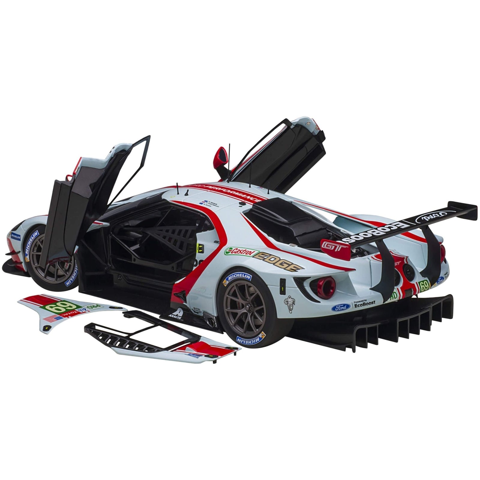 Ford GT 69 Ryan Briscoe - Scott Dixon - Richard Westbrook 24H of Le Mans (2019) 1/18 Model Car by Autoart - Autoart - ModelCars.com